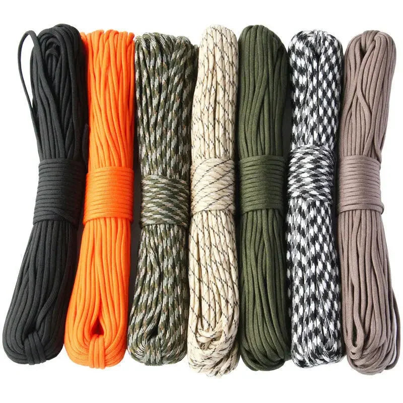 CUERDA PARACORD 550 — 7 NÚCLEOS | 4mm | CAMPING, SENDERISMO Y SUPERVIVENCIA