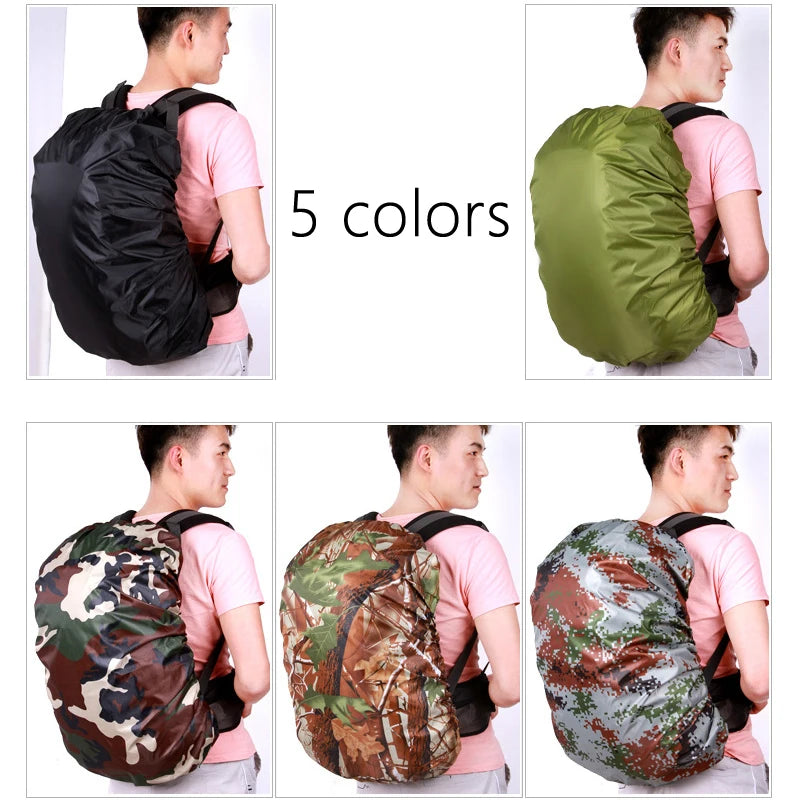 FUNDA IMPERMEABLE PARA MOCHILA 35L/60L | CAMPING SENDERISMO MONTAÑISMO | CUBIERTA ANTIPOLVO OUTDOOR