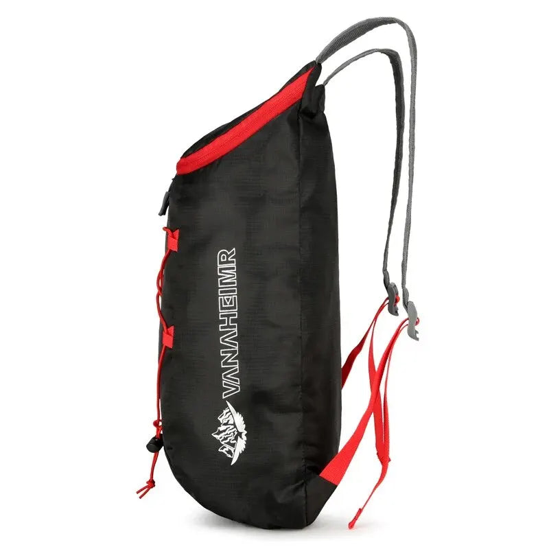 MOCHILA PLEGABLE MULTIFUNCIONAL PARA EXTERIOR - LIGERA, IMPERMEABLE DE NYLON PARA CAMPING, SENDERISMO Y VIAJE