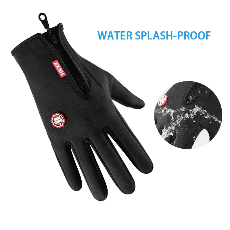 GUANTES TÉRMICOS DE INVIERNO PARA HOMBRE Y MUJER - IMPERMEABLES, PANTALLA TÁCTIL Y APTOS PARA CICLISMO Y ESQUÍ