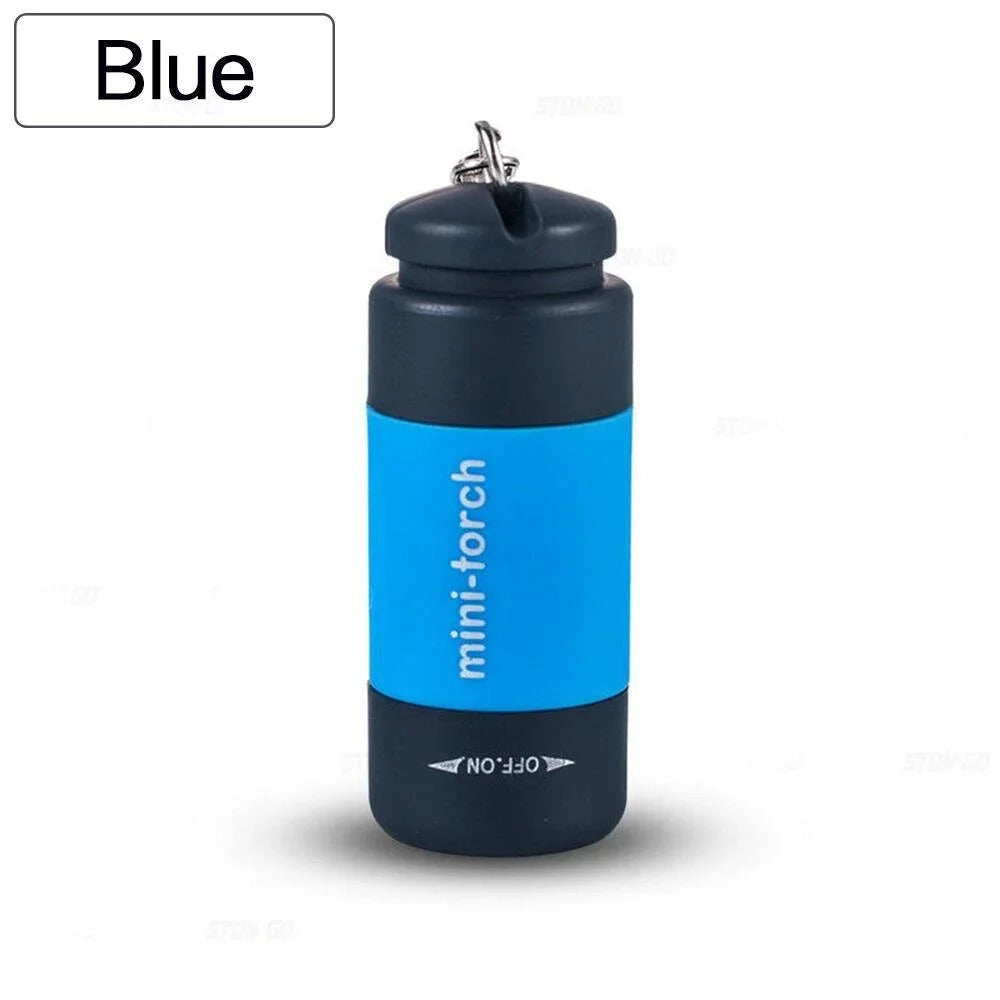 LINTERNA LLAVERO DE BOLSILLO IMPERMEABLE - MINI LED RECARGABLE USB PARA CAMPING, SENDERISMO Y EXTERIOR