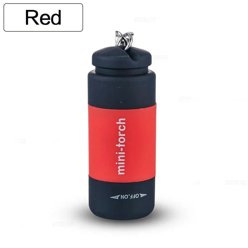 LINTERNA LLAVERO DE BOLSILLO IMPERMEABLE - MINI LED RECARGABLE USB PARA CAMPING, SENDERISMO Y EXTERIOR
