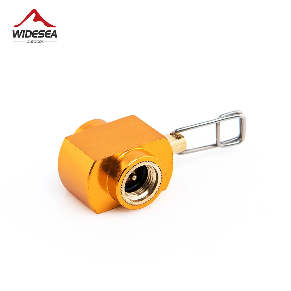 ADAPTADOR RECARGADOR DE GAS WIDESEA | RELLENADOR BOMBONA BUTANO | QUEMADOR SUPERVIVENCIA OUTDOOR
