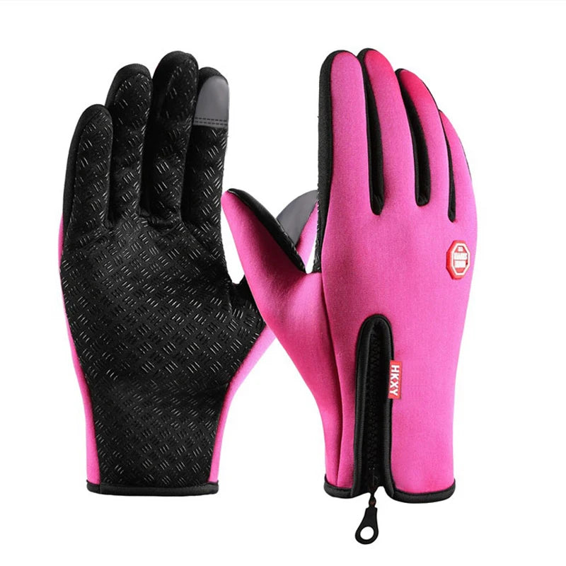 GUANTES TÉRMICOS DE INVIERNO PARA HOMBRE Y MUJER - IMPERMEABLES, PANTALLA TÁCTIL Y APTOS PARA CICLISMO Y ESQUÍ