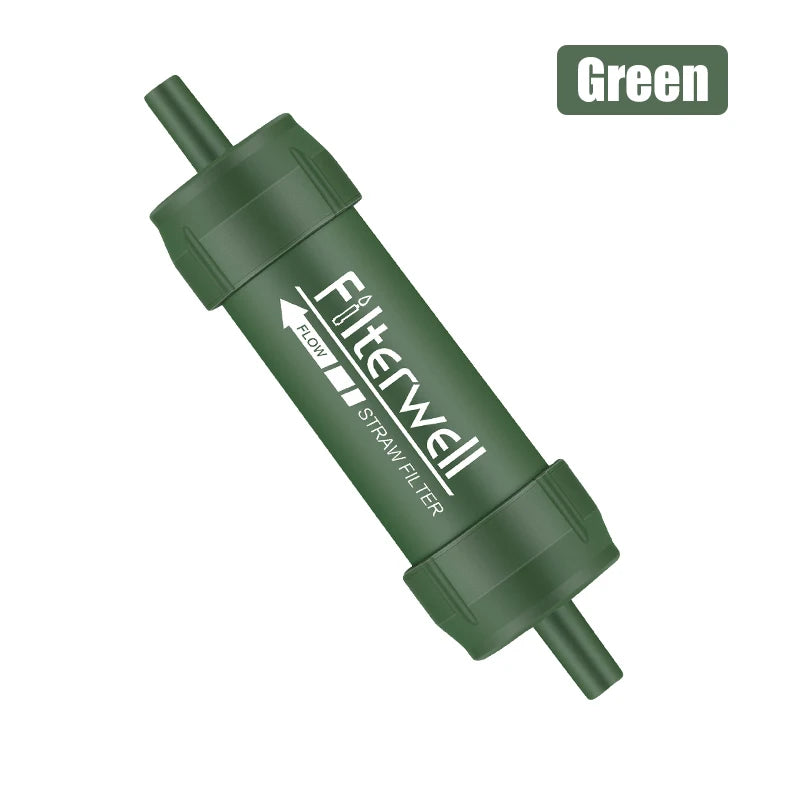 FILTRO DE AGUA MINI PORTÁTIL WESTTUNE - PAJITA PURIFICADORA PARA CAMPING, SENDERISMO Y EMERGENCIAS DE SUPERVIVENCIA