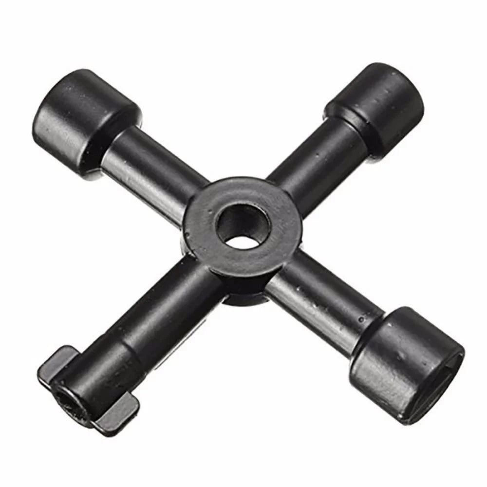 LLAVE CRUZADA MULTIFUNCIÓN 4 EN 1 PARA ELECTRICISTA Y FONTANERO - LLAVE UNIVERSAL CUADRADA Y TRIANGULAR PARA GAS, RADIADOR Y TREN