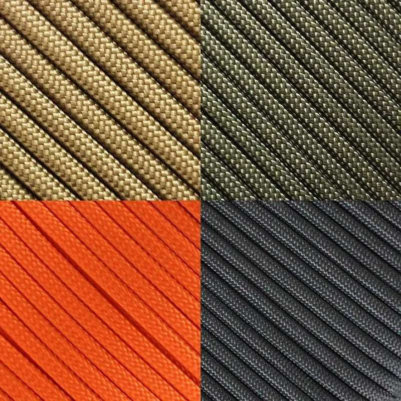 CUERDA PARACORD 550 — 7 NÚCLEOS | 4mm | CAMPING, SENDERISMO Y SUPERVIVENCIA