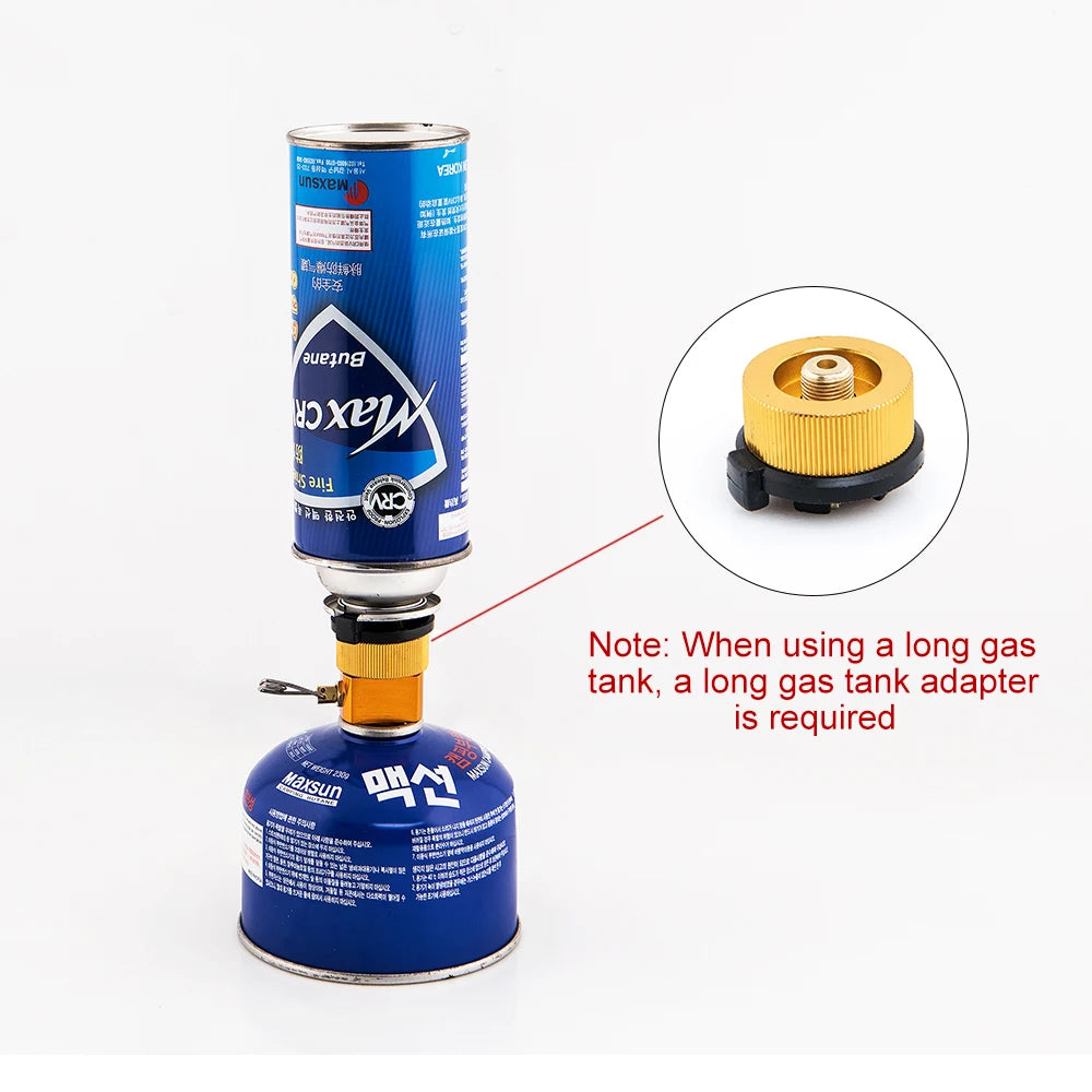 ADAPTADOR RECARGADOR DE GAS WIDESEA | RELLENADOR BOMBONA BUTANO | QUEMADOR SUPERVIVENCIA OUTDOOR