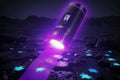 LINTERNA POTENTE ULTRAVIOLETA UV 365nm / AloneFire SV140 | 200W Luz Negra Recargable USB | 4×18650