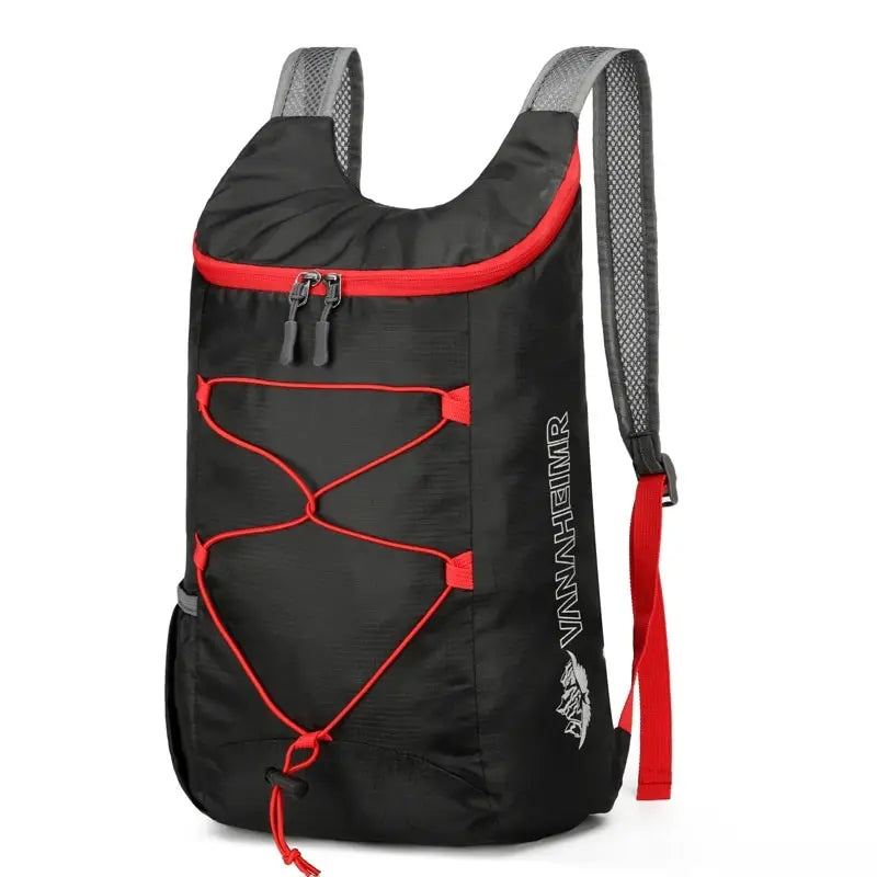 MOCHILA PLEGABLE MULTIFUNCIONAL PARA EXTERIOR - LIGERA, IMPERMEABLE DE NYLON PARA CAMPING, SENDERISMO Y VIAJE