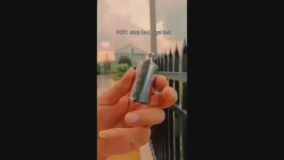PALO MÁGICO TELESCÓPICO DE ACERO INOXIDABLE / VARILLA ELÁSTICA /  BASTÓN TÁCTICO DE BOLSILLO